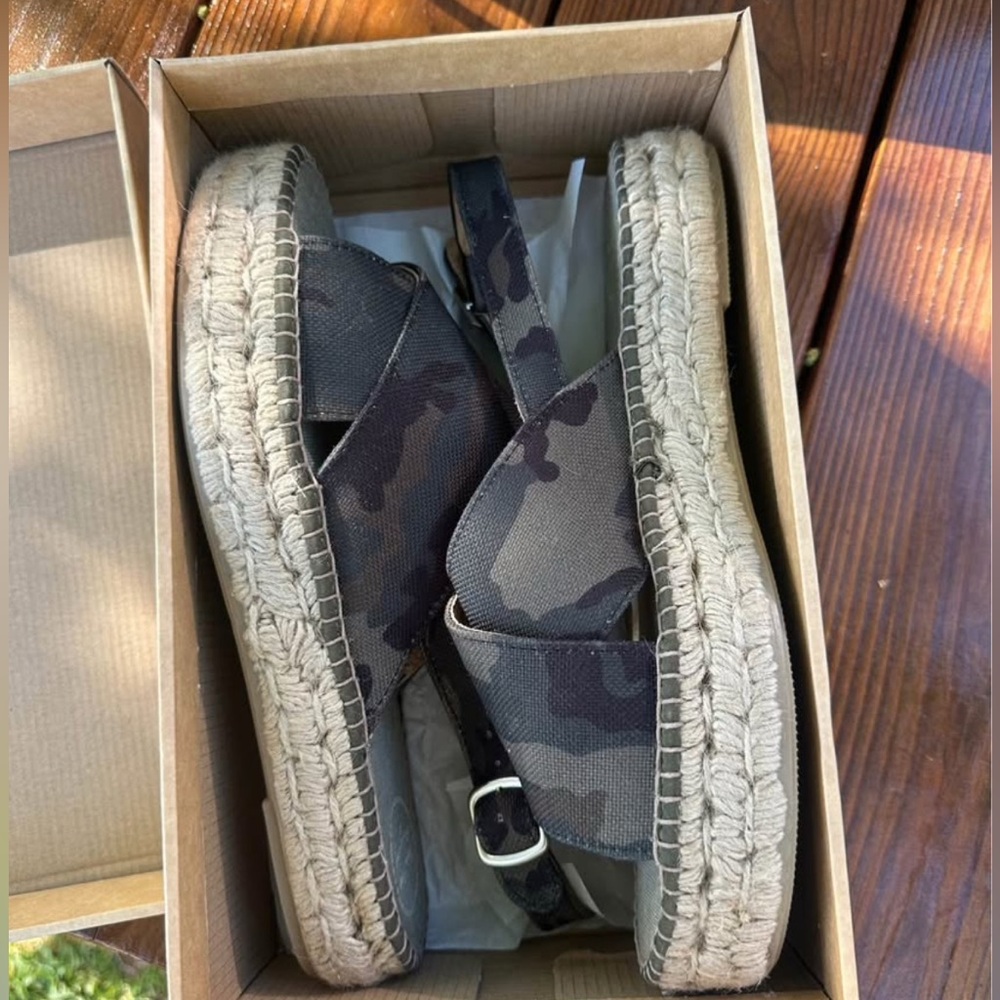 Camouflage Espadrille Sandals